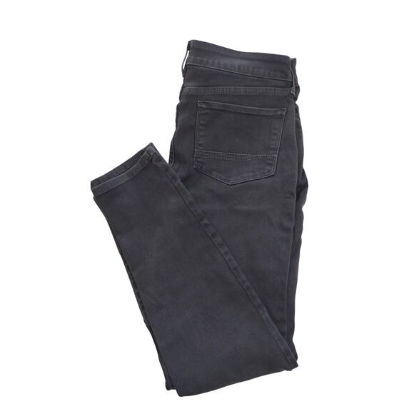NYDJ Jeans Womens 12 Gray Alina Legging Skinny Stretch Denim Made in USA Zip Fly - Picture 1 of 6